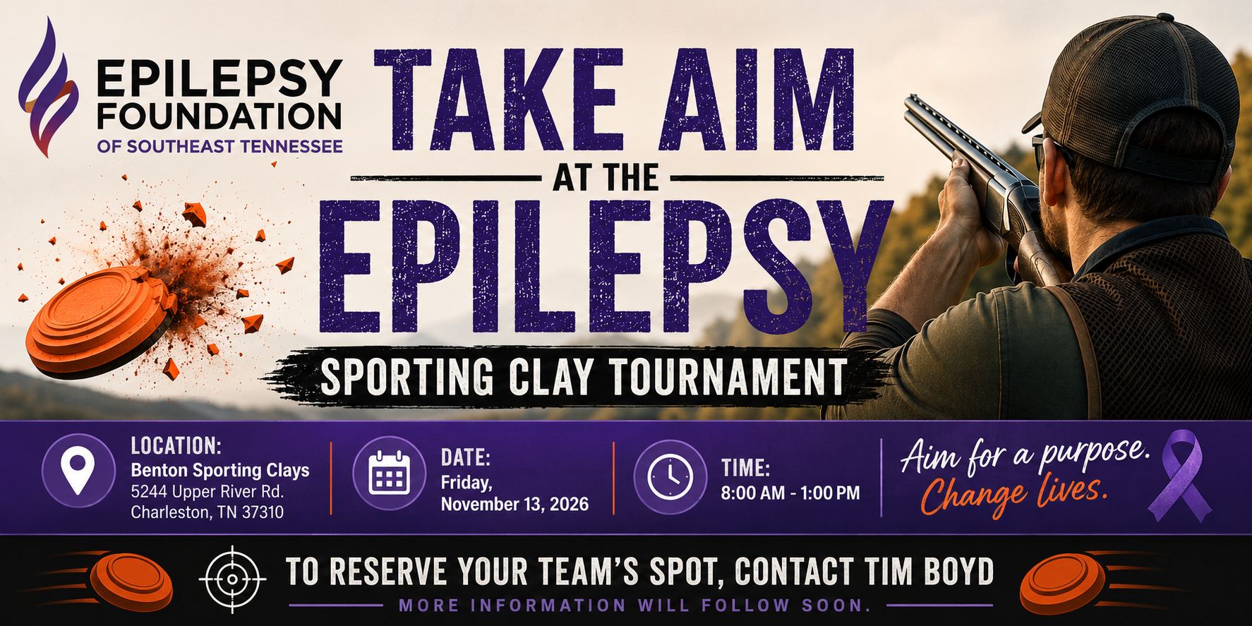 Take Aim at Epilepsy Sporting Clay Tournament
